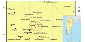 Sismo en Córdoba.