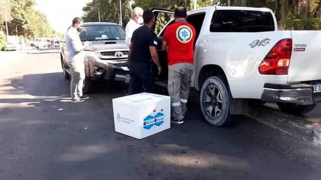 La camioneta de Ricardo Cardozo impactó de frente contra una Toyota Hilux. Foto: @SoyPabloMiguel