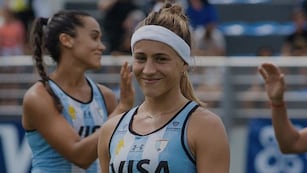 La delantera cordobesa Julieta Jankunas se mostró emocionada tras haber ganado el oro con Las Leonas.