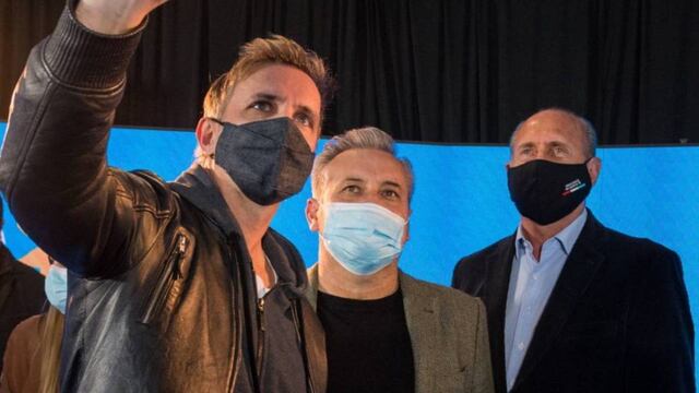 Lisandro Cavatorta, Marcelo Lewandowski y Omar Perotti