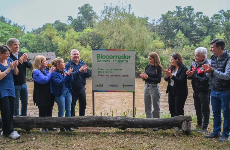 En un acto oficial, presentaron en Arroyito el Biocorredor Xanaes – Plujunta