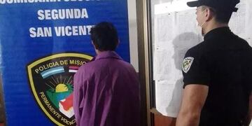 Hombre detenido en San Vicente acusado de agredir a otro con un cuchillo.