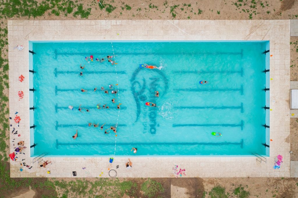 Pileta Municipal Arroyito sector sur