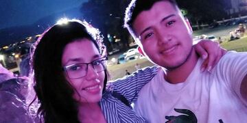 Rocío González junto a Ezequiel Mendoza