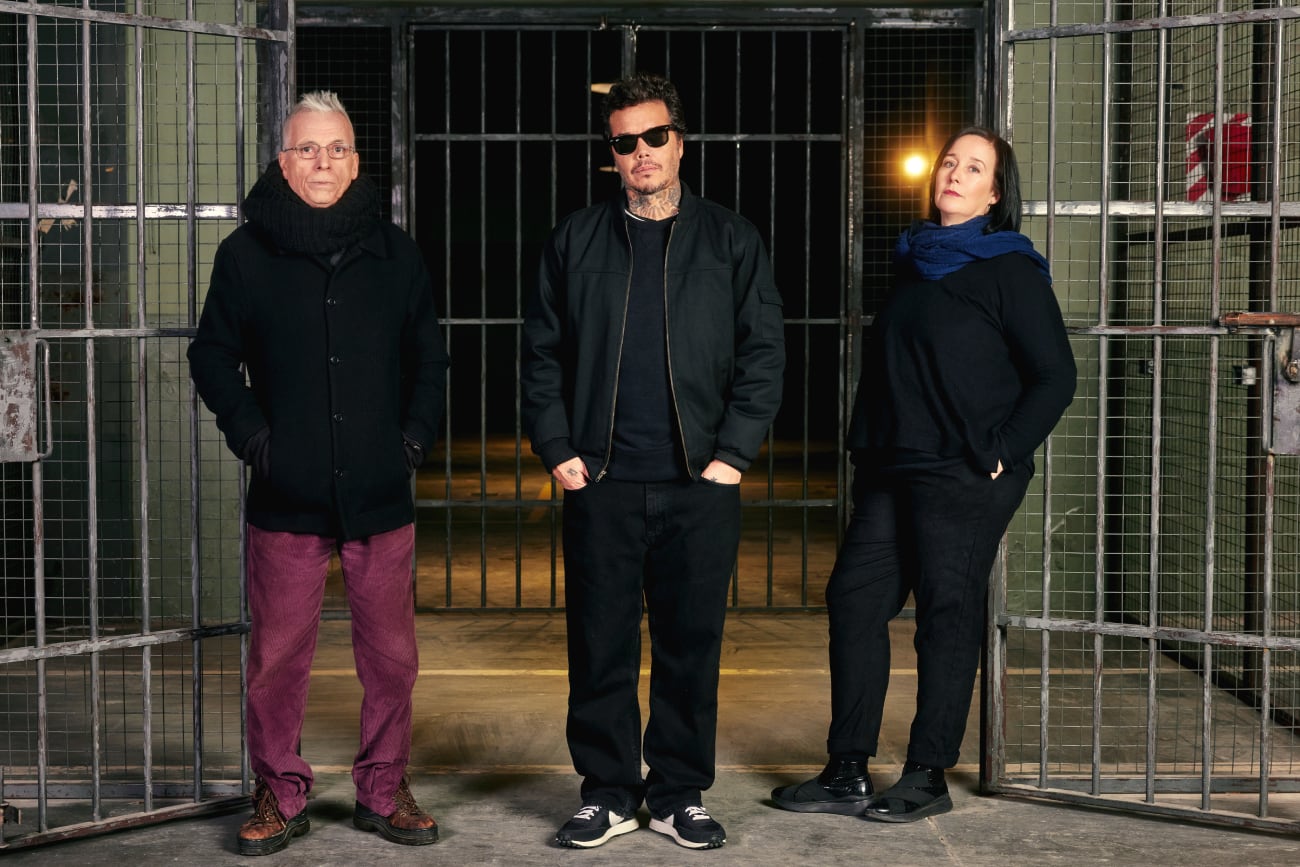 Gerardo Romano, Sebastián Ortega, Ana Garibaldi. (Gentileza Netflix/Fotos: Bruno Ilusorio)