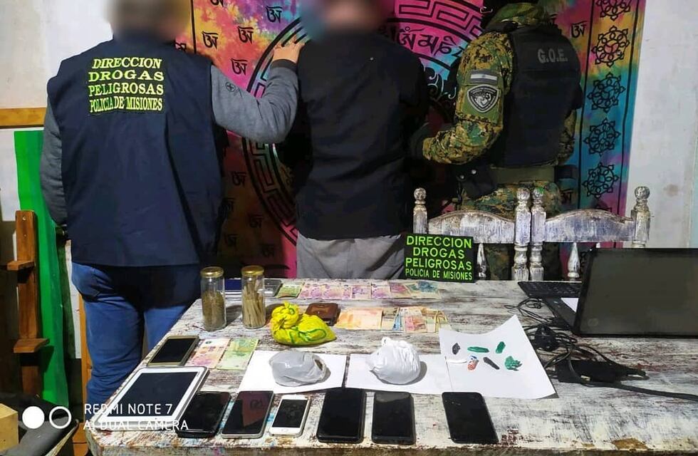 Narcomenudeo: desbaratan dos kioscos de marihuana y cocaína