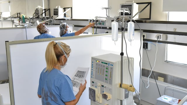 Las camas de terapia intensivas ocupadas en Santa fe superan le 90% (Gobierno de Santa Fe).