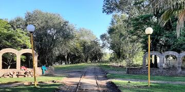 Continúan las obras en Valle Hermoso para la vuelta del Tren de las Sierras.