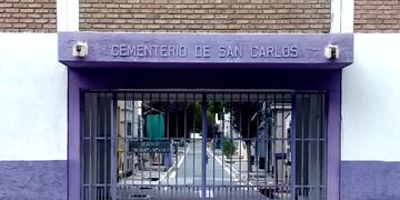 Cementerio de Eugenio Bustos, en San Carlos Mendoza