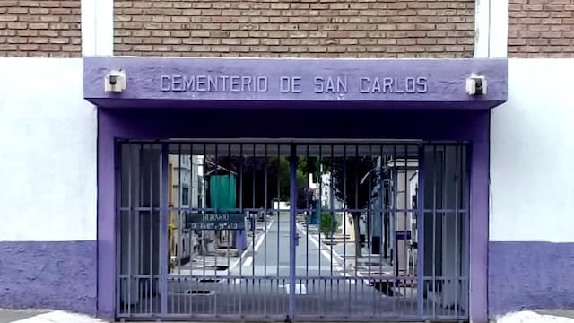 Cementerio de Eugenio Bustos, en San Carlos Mendoza