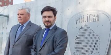 Ramiro Marra junto a Eduardo Martino.