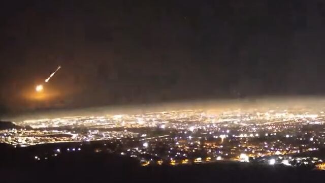 Meteoro entre Mendoza y Chile