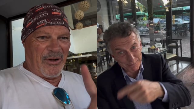 Walter "Alfa" y el expresidente Mauricio Macri. (Instagram @alfa_walter)