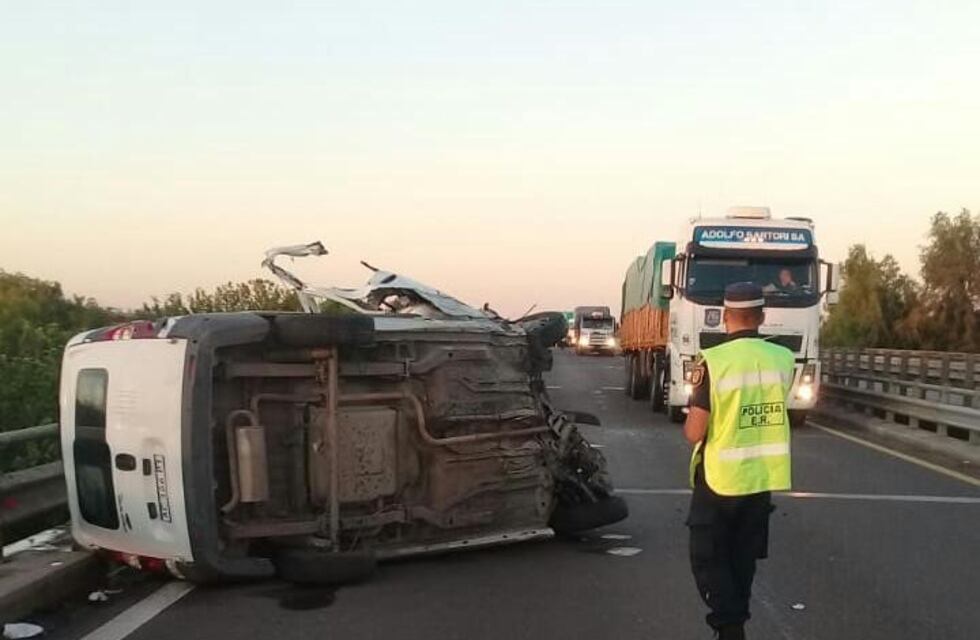 Impactante choque en la Ruta Nacional 14