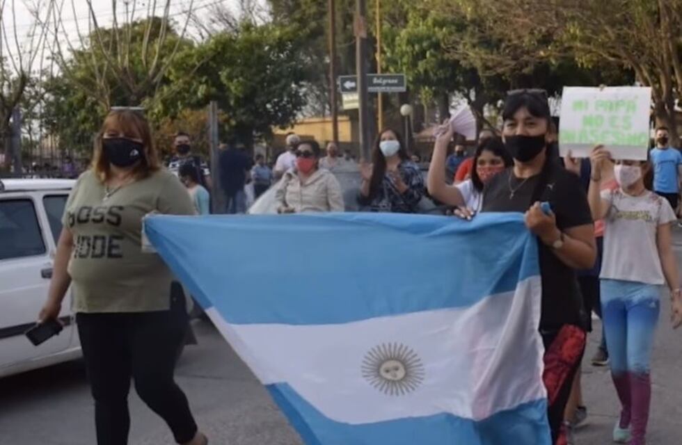 Marcha a favor de la minería en Andalgalá