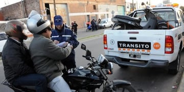 Controles de motos en Rosario