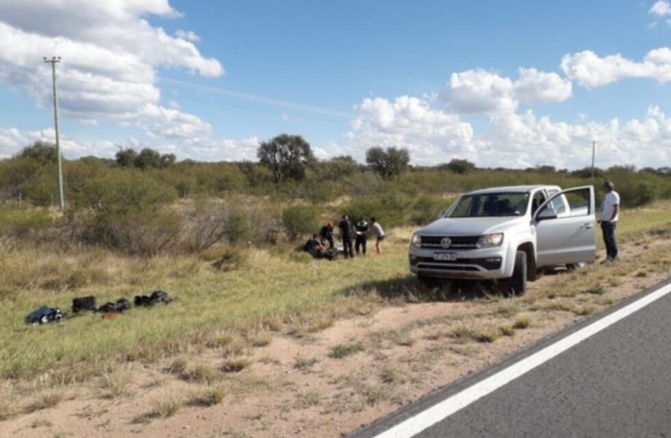 Falleció un motociclista luego de accidentarse en el paraje Santa Rosa del Cantantal