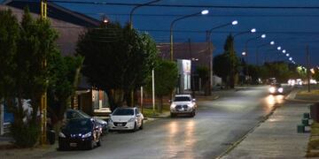 Río Gallegos: continúa el reemplazo de luminaria led en Autovía