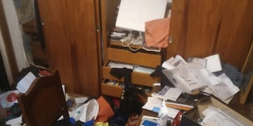 Casa de Dante Leguizamón revuelta por los ladrones\u002E