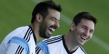 El villagalvense compartió plantel con Lionel Messi en la Copa del Mundo de Brasil\u002E (EFE)
