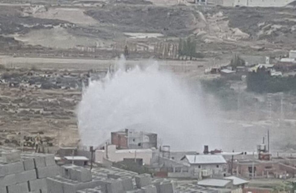 Otra vez hay rotura del acueducto