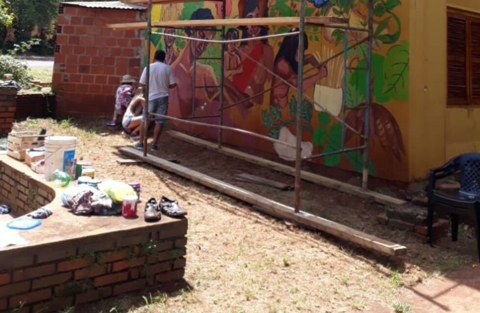 Este martes inaugurarán el mural que describe la historia de Eldorado