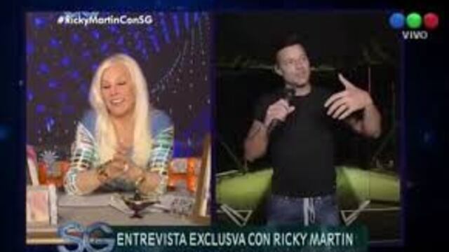 Susana Gimu00e9nez entrevistu00f3 a Ricky Martin