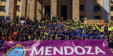 Juegos Nacionales Evita la comitiva de Mendoza juegos Sanmartinianos