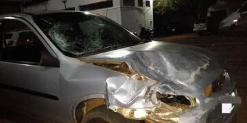 Corsa con daños materiales