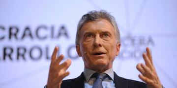 Mauricio Macri en el seminarios \