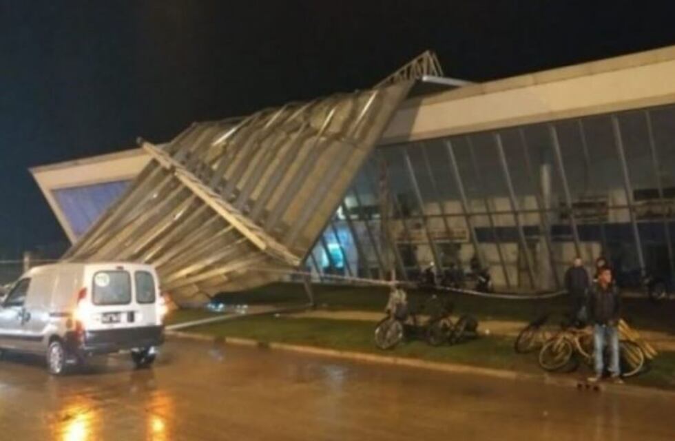 Un temporal provocó graves destrozos en Miramar