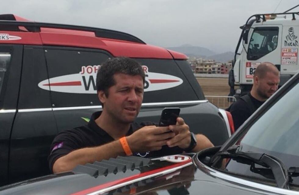 Dakar 2018: El mendocino Terranova salió a fondo para defender a Sainz