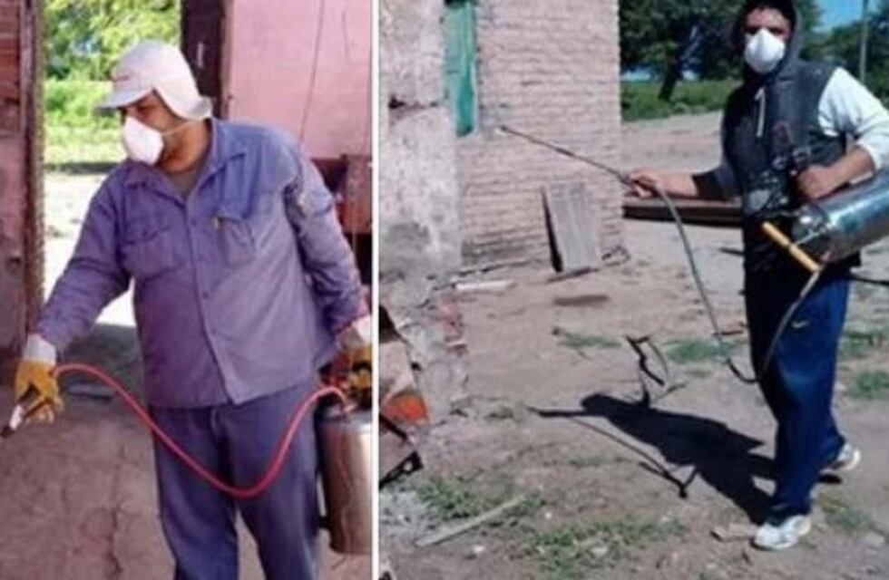 En Colonia Dora realizan trabajos de fumigación para prevenir la aparición del mal de Chagas