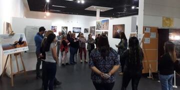 Inauguró la muestra del programa de "Conservación del Cóndor Andino"