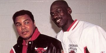 Muhammad Ali y Michael Jordan\u002E