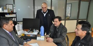 El vicegobernador de Tierra del Fuego recibió con excombatientes de Malvinas