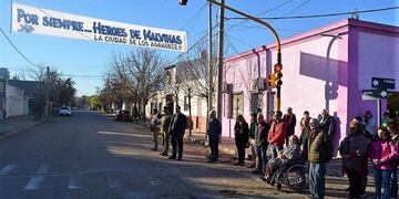 Mural a los héroes de Malvinas (Municipalidad de Santa Rosa)