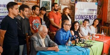 Respaldo de Libres del Sur para Diego Arévalo