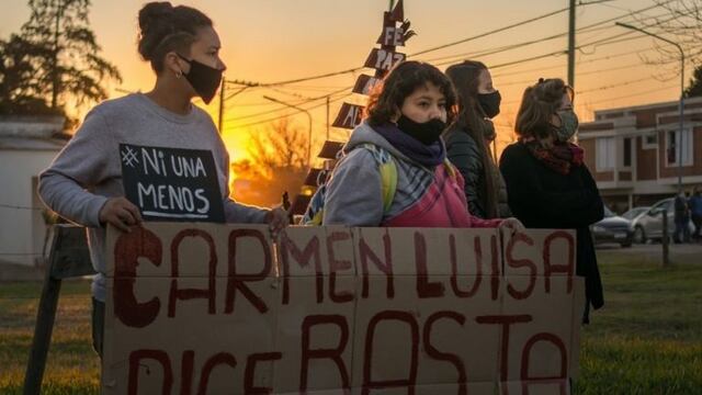 Desde el barrio Carmen Luisa marcharon para pedir justicia por el hecho\u002E (@mabel_fernandez_10)