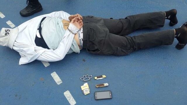 Barras de Racing detenidos