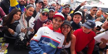 El motociclista cordobés Tati Mercado, en la previa del Mundial de Superbike (WSBK), en San Juan, Argentina\u002E