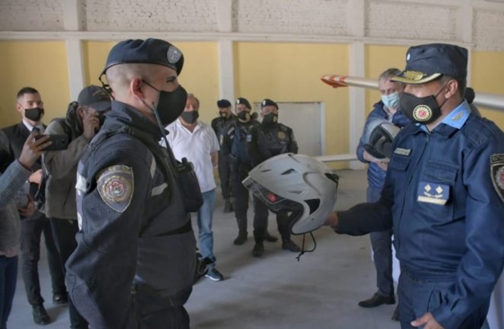 La Cumbre: se entregaron nuevos equipamientos para el Escuadrón Motorizado Enduro