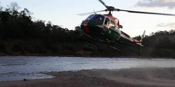 Rescate Río Bermejo, Orán, Salta\u002E (Gendarmería Nacional)