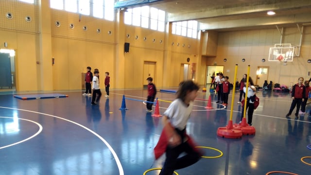 Educación física en las escuelas.