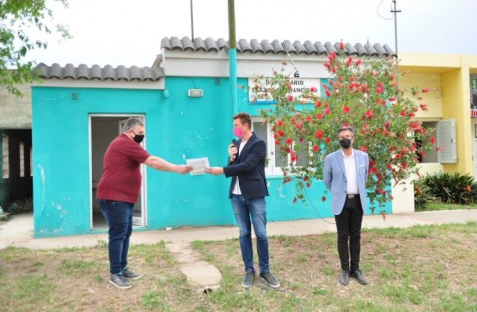 Se entregaron aportes para mejorar el servicio de agua potable de Plaza San Francisco