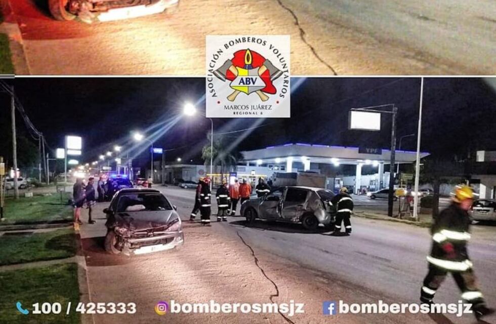 Accidente automovilístico en Ruta 9 y Tucumán