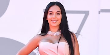 Georgina Rodríguez en el festival de Venecia (Getty)