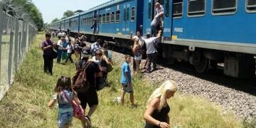 suicidio en el tren San Martin