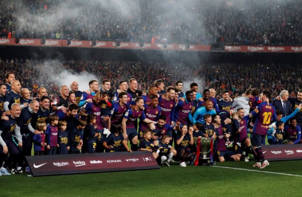 Con gol de Lionel Messi, Barcelona venció 1-0 al Levante y se proclamó campeón