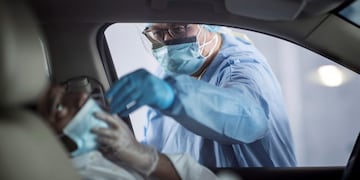 Hisopado para detectar Covid-19